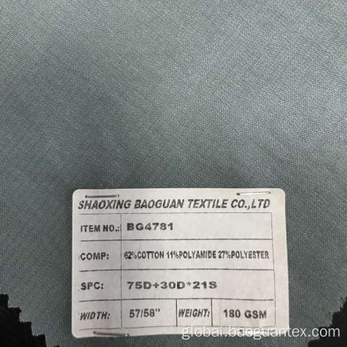 Wrinkle Resistant Cotton Polyester Clothes Fabric